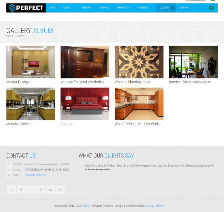 Perfect Interiors & Exteriors Gallery